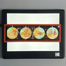 Vintage 1890s Ernst Plank Magic Lantern Slide Robinson Crusoe Defoe Shipwreck EP picture
