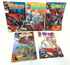 SPAWN Comics Lot of 5 Issues 1993 - No. 5,6,8, 9,11 All EX to NM picture