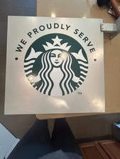 The Mirage (Vegas) original Starbucks Coffee Metal Sign (PURE CONDITION picture