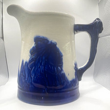 Antique Old Sleepy Eye Stoneware Pitcher 8” Western Pottery Native American No 4 picture