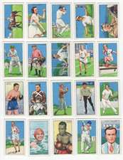 1935 GALLAHER LTD. CHAMPIONS 2ND SERIES 48 DIFFERENT TOBACCO CARD SET picture
