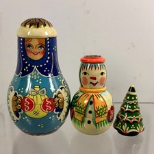 3 Pcs Russian Nesting Doll - Matryoshka, X-mas picture