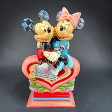 Jim Shore Disney Traditions Heart to Heart Mickey Minnie Figurine New Tag Enesco picture