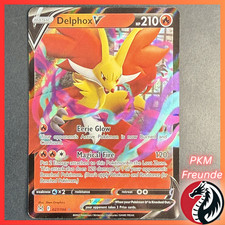 Delphox V 027/196 LOR 🟢NM 🇬🇧English Lost Origin Fennexis Pokemon picture