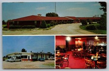 Vintage KENT MOTEL Bavarian Haus Russell Kansas Postcard Posted 1970s picture
