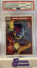 Doctor Strange 2015 Marvel Fleer Retro #8 (1990 Impel) PSA 10 picture