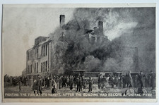 c1908 Lakeview School Fire Disaster Collinwood Ohio Cleveland OH Postcard  picture