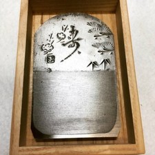 Kanda Kikuo Kanna Mosaku Japanese Hand Plane 70mm Shochikubai Blade Only W/ Box picture