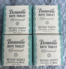 Vintage Lot Of (4) Richard Hudnut Deauville Effervescent Bath Tablets picture