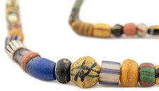 Assorted Vintage Venetian & African Trade Beads 10mm Ghana Multicolor Mixed picture
