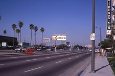 #XX165- Old 35mm Slide Photo- City Street Scene- Los Angeles Area - 1970 picture