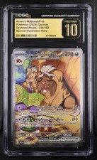 Pokemon Arven's Mabosstiff Ex 235/182 CGC PRISTINE 10 Destined Rivals picture