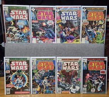 STAR WARS 1 LOT OF 8 Marvel Comics 1-7 & 9 Newsstand Reprint Whitman Variants  picture