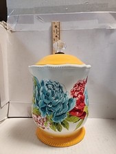 Pioneer Woman Vintage Canister Blossom Jubilee 9.25” High 5.8” Diameter retired picture