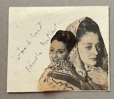 PAMELA MATTHEWS & MARY HAYLEY BELL Handsigned Signatures on Album Page. picture