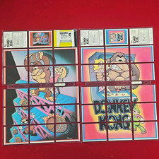 1982 Topps Donkey Kong Full Set 32, 3 Game Pcs 1 Wrapper ~ 