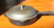 Vintage Griswold Cast Iron #5 Hammered Lidded Skillet 2015 Lid 2095 picture