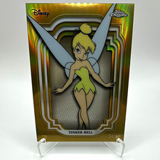 Topps Chrome Disney Tinker Bell Peter Pan #22 Gold Refractor 34/50 picture