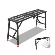 70.9x15.8x35.8-61.4 Inch Foldable Scaffolding Platform picture
