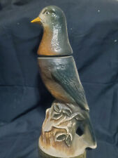 Vintage Jim Beam Robin Bird Decanter Empty - Beam's Trophy Collection 1969  picture