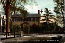 Vintage PPC - Bowdoin College, Brunswick, Me - F14738 picture