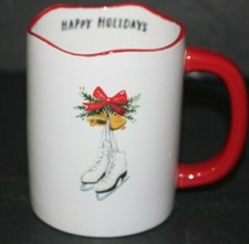 Angela Staehling Sketchbook Series Magenta Happy Holidays Ice skate Coffee Mug picture