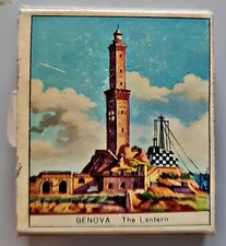 RARE VINTAGE AUTHENTIC ITALY TRIESTE GENOA LANDMARKS MATCHBOOK picture