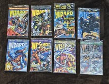 Wizard Comics Magazines Lot Of 8 Mixed Years 93-94 Wolverine Spiderman Superman  picture