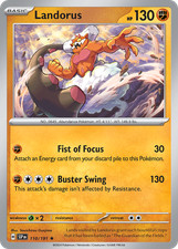 LANDORUS R REVERSE HOLO 110/191 SURGING SPARKS POKEMON NM/M picture