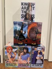 ONE PIECE Banpresto Figure Lot 6pc Shanks Zoro Sanji Nami Robin Law NEW & SEALED picture