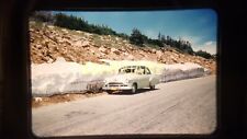 AE15 VINTAGE 35mm SLIDE TRANSPARENCY Photo CLASSIC CAR ROCKY MOUNTAIN NATIONAL picture