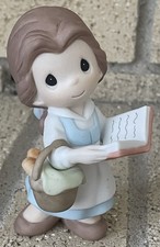 Retired 2009 Disney Precious Moment Belle We’re Always On The Same Page Figurine picture