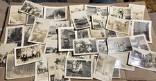 LOT 40 ORIGINAL EARLY 1900'S PHOTOS RURAL AMERICAN FARM PEOPLE HORSES BARN (1-A) picture
