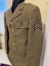 Pre WWII M1926 Spec 8-31A Wool Service Coat 66th Infantry Regiment (Light Tanks) picture