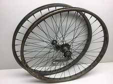 Vintage 1940/50s 26” 2.125” Bicycle Wheels Rims Roadmaster CWC Western Flyer  picture