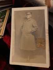 WWI Era US Army Lieutenant Photo Postcard RPPC Empress Foto Studio Des Moines IA picture