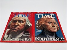 Vintage TIME Magazine Bicentennial Lot 1976 Washington Jefferson Special Issues picture