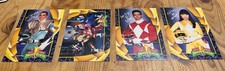 RARE 1994 POWER RANGERS FINS & NEEDLES SET Tommy Trini Jason facsimile autograph picture