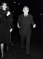 Norris Church Norman Mailer at Strolling Past Regency Hotel at Reg- Old Photo picture