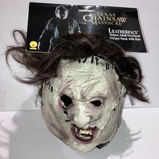 Vtg 2003 Rubies Leatherface Mask Texas Chainsaw Massacre Horror Vinyl NEW W/Tags picture
