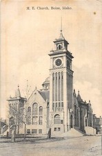 J16/ Boise Idaho Postcard c1910 M.E. Church Building  208 picture