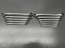 (i) VINTAGE CRAFTSMAN =V= 11pc OFFSET BOX WRENCH SET SAE & METRIC - VGC - USA picture