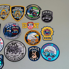 Mixed Lot NYPD/NYC Police Patches ESU Emergency Service Unit New York picture