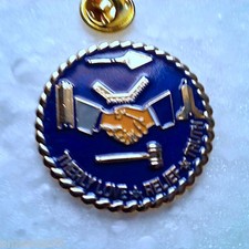Large High Quality Brotherly Love Master Mason  Lapel Pin picture