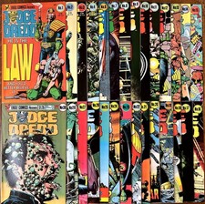 Judge Dredd 1-4, 6-28, 30 Run (1983) Eagle Comics Brian Bolland 1st US App FN/VF picture