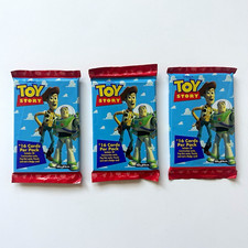 VTG 1995 SkyBox Disney Pixar TOY STORY SERIES 1: 3 Sealed Packs, 16 Cards/Pack picture