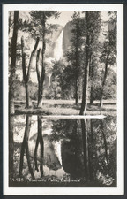 RPPC 1938 Yosemite Falls California Vintage Sawyer 14-418 Postcard A2586 picture