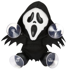 ❦ New GHOST FACE Stuffed Plush WINDOW CLINGER Car Suction Halloween Toy Scream picture