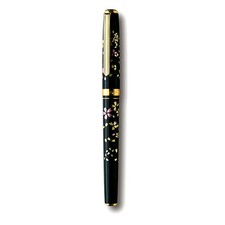 Hakuichi Kanazawa Gold Leaf Fountain Pen Medium Nib Sakura Fubuki Japan picture