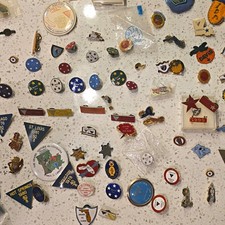 Mixed Lot Vintage AMERICAN LEGIONAIRES  Pinback & Lapel Pins Buttons 40 /8 WWII  picture